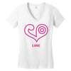 love (2) Women's V-Neck T-Shirt