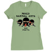 mixed martial arts and crafts Ladies Fitted T-Shirt