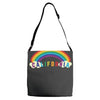 California Rainbow Adjustable Strap Totes