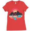 camp river Ladies Fitted T-Shirt