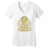 budha indie Women's V-Neck T-Shirt