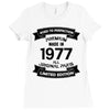Premium Vintage  1977 Ladies Fitted T-Shirt
