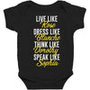 be golden Baby Bodysuit