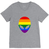alien lgbt V-Neck Tee