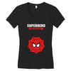 Superhero On The Way Women's V-Neck T-Shirt