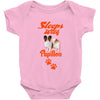 Sleeps With Papillon Baby Onesie