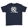 born to cycle forced to work Youth Tee