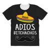 adios Bitchachos All Over Women's T-shirt