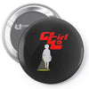 go girll Pin-back button