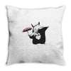 my street neighbor Throw Pillow