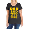 dad bod Ladies Curvy T-Shirt