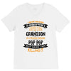 Super Cool Grandson Of A Freaking Awesome Pop Pop V-Neck Tee