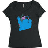 b is for blood sugar Women's Triblend Scoop T-shirt
