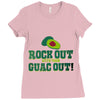 rock out with your guac out Ladies Fitted T-Shirt