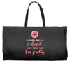 feed me a donut Weekender Totes