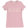 there's no place like 127.0 Ladies Fitted T-Shirt