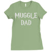 muggle dad Ladies Fitted T-Shirt