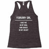 February Girl Racerback Tank