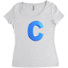 c 3d Women's Triblend Scoop T-shirt