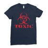 toxic biohazard Ladies Fitted T-Shirt