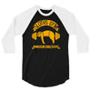 sloths gym   train hard tomorrow 3/4 Sleeve Shirt