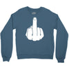 middle finger Crewneck Sweatshirt