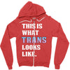 This is What Trans Looks Like Zipper Hoodie
