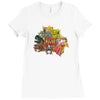 party animals Ladies Fitted T-Shirt