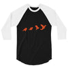 Origami Animal 3/4 Sleeve Shirt
