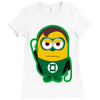 minion parody green lantern Ladies Fitted T-Shirt