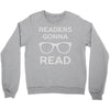 reading pun humor Crewneck Sweatshirt