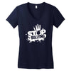 stop bullying Women's V-Neck T-Shirt