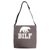 bilf, bear i'd like to Adjustable Strap Totes