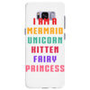 i am a mermaid unicorn kitten fairy princess Samsung Galaxy S8 Plus