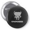 pitbull american pit bull spiked dog collar Pin-back button
