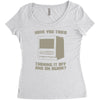 try restart Women's Triblend Scoop T-shirt