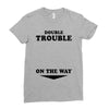 Double Trouble On The Way Ladies Fitted T-Shirt