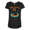 little cthulhu Maternity Scoop Neck T-shirt