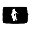 sax player lady face optical illusion Laptop sleeve
