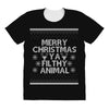 merry christmas ya filthy animal All Over Women's T-shirt