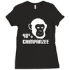 98% chimpanzee Ladies Fitted T-Shirt