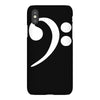 bass cleff funny iPhoneX Case