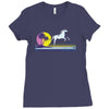 unicorn beach Ladies Fitted T-Shirt