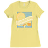 halloween moon Ladies Fitted T-Shirt