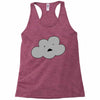 cloud say huh Racerback Tank