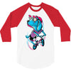 dog biker 3/4 Sleeve Shirt