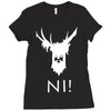 knights who say ni Ladies Fitted T-Shirt
