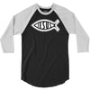 jesus fish sticker vinyl decal 3/4 Sleeve Shirt