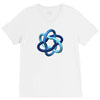 imu logo wt V-Neck Tee