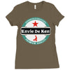 want to ken diversion heineken Ladies Fitted T-Shirt